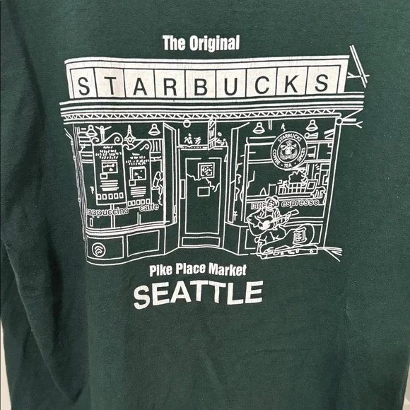 Starbucks Dark Green Seattle Tee - Picture 3 of 6